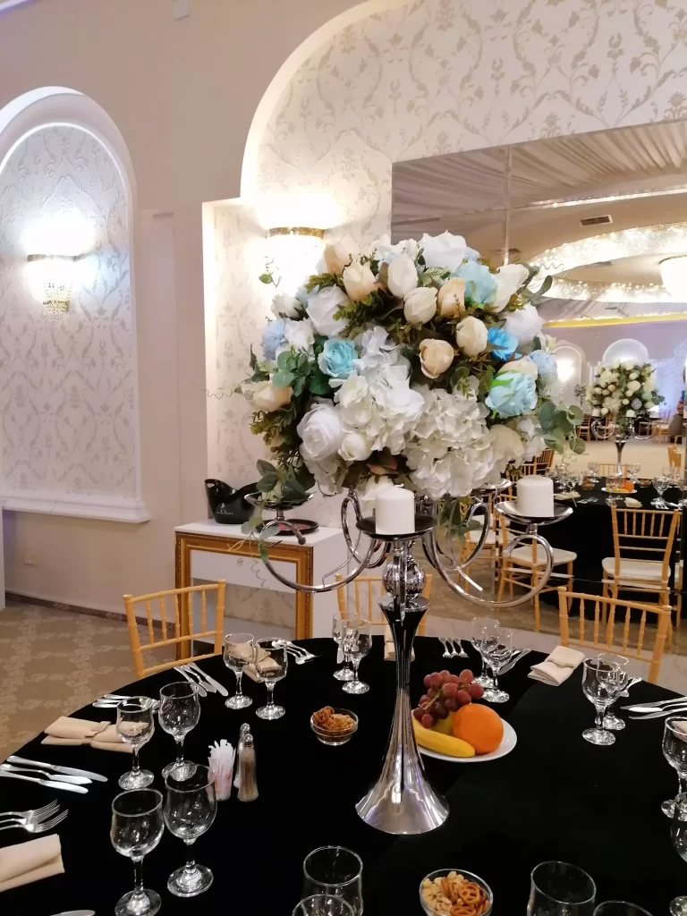 Aranjamente florale nunta botez de inchiriat Baby Blue 28 min Aranjamente florale Anastasia Events