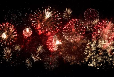 spectacol de artificii nunta